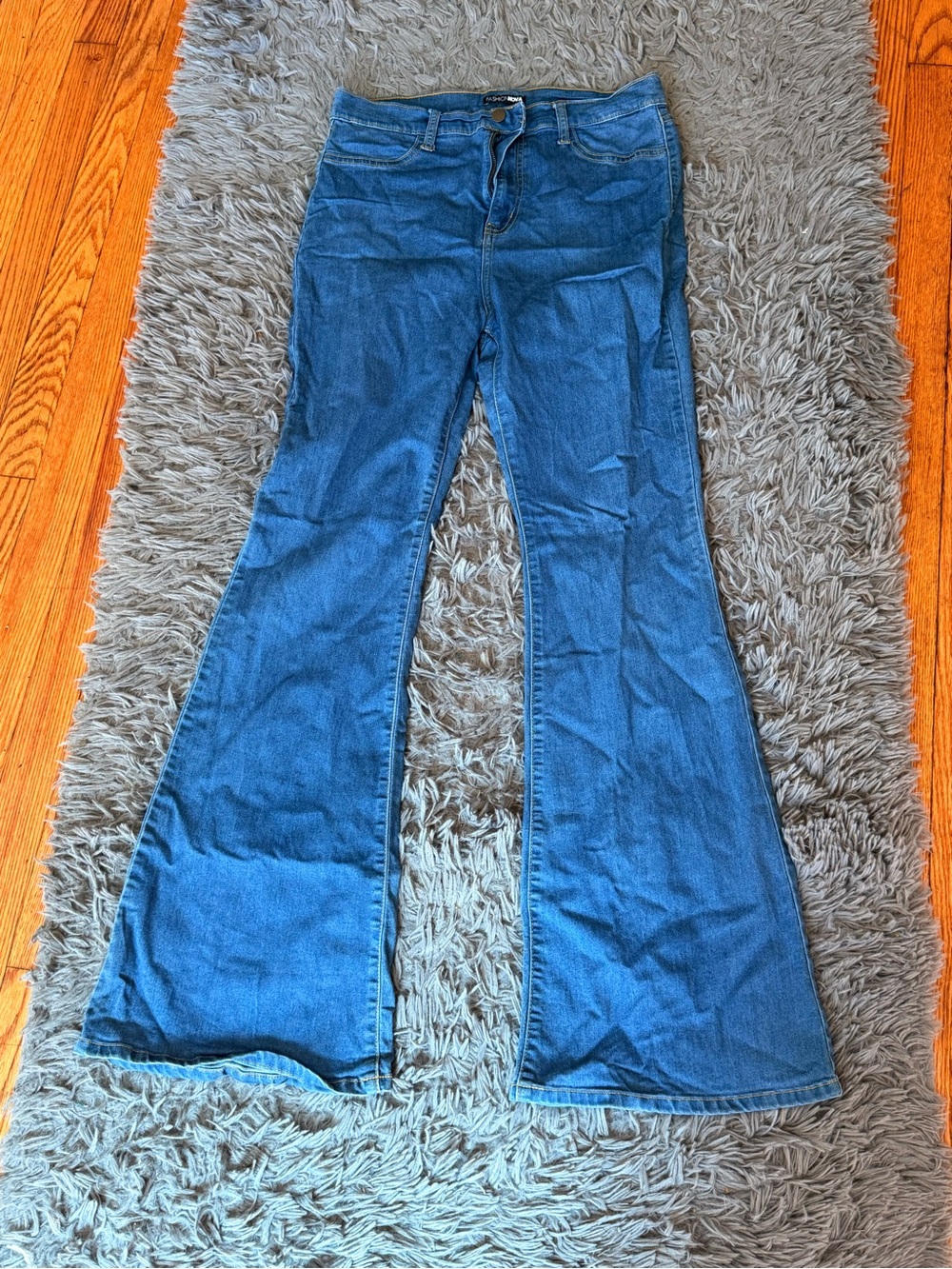 FashionNova Blue Women's Flared Jeans